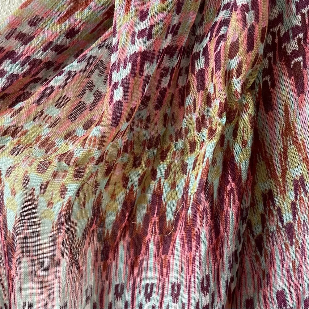 Chevron Light Weight Infinity Scarf in Pink & Mauve
